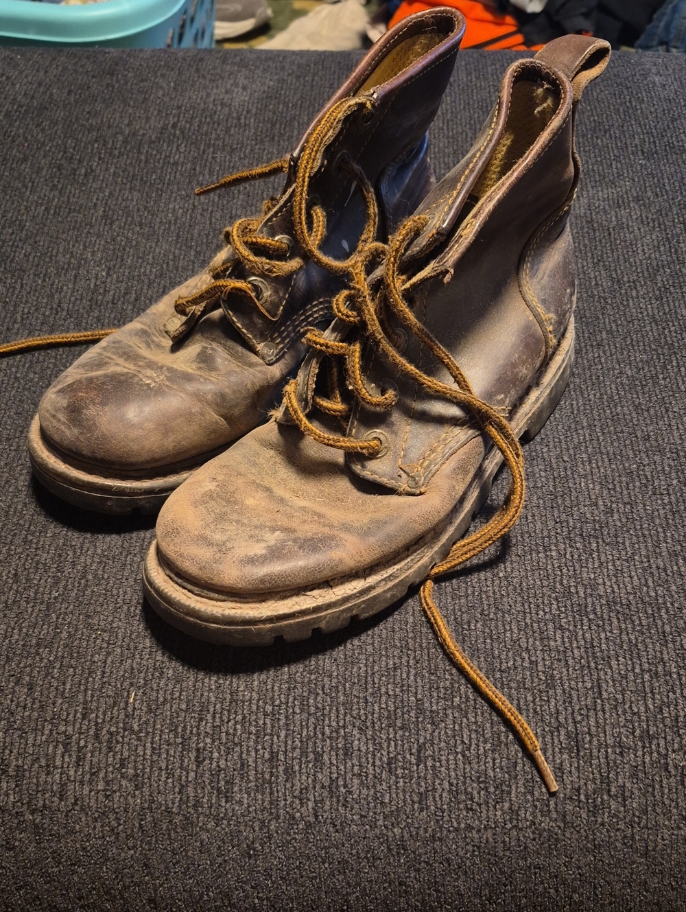 American Eagle Outfitters Brown Lace-Up Men's Work Boots